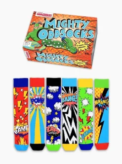 United Odd Socks Lot de 6 paires de chaussettes Super Hero Comic Best