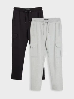 Threadbare Lot de 2 pantalons de jogging cargo Best