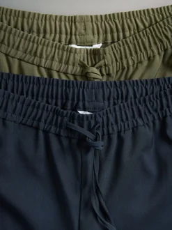 The Set Lot de 2 pantalons de survêtement à jambe large avec rayure latérale Discount