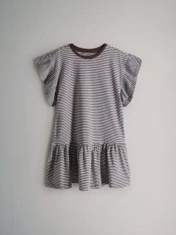 The Set Lot de 3 robes en jersey à manches courtes et volants