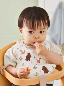Jojo Maman Bébé Lot de 2bavoirs en silicone The Gruffalo Outlet