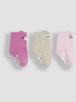 Jojo Maman Bébé Lot de 3chaussettes ours Clearance