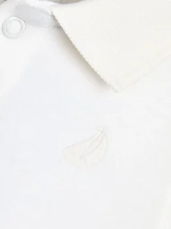 Jojo Maman Bébé Lot de 2polos unis à manches longues Best