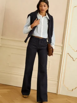 Love & Roses chemise boutonnée à manches longues avec col en dentelle Hot