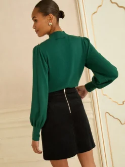 Love & Roses jupe courte en velours côtelé Outlet