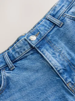 Next - Coupe ample - délavé vintage Denim Jeans Lumière bleue Sale