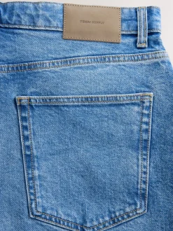 Next - Coupe ample - délavé vintage Denim Jeans Lumière bleue Sale