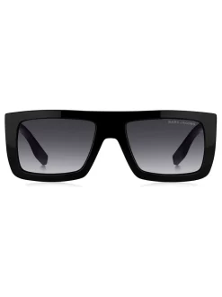 Marc Jacobs Lunettes de soleil à haut plat rectangulaire Outlet