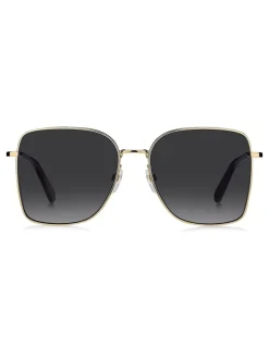 Marc Jacobs Lunettes de soleil dorées carrées New