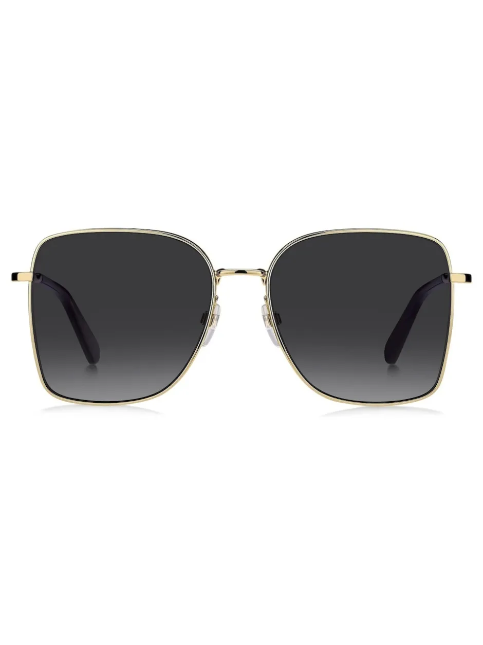 Marc Jacobs Lunettes de soleil dorées carrées New