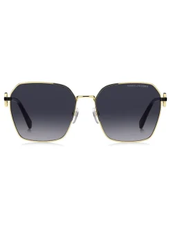 Marc Jacobs Lunettes de soleil dorées carrées Best