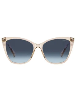 Polaroid Lunettes de soleil rectangulaires Nude Sale