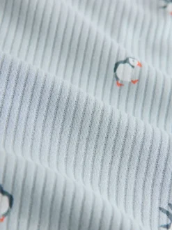 Next Macareux bleu - Pyjamas Manche longue côtelé Online