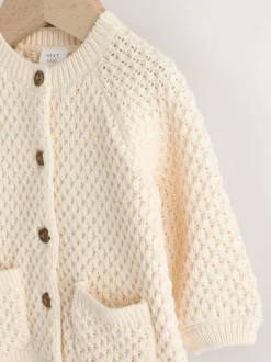 Next Maille écru - Cardigan brodé (0mths-2yrs) Discount