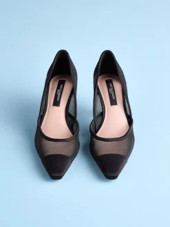 Next Maille noire - Tabitha Simmons x Mary Grace talons en cuir à bout pointu Outlet