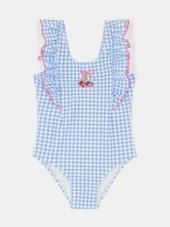Angels By Accessorize Maillot de bain FILLE Avec ornements vichy cerise Sale