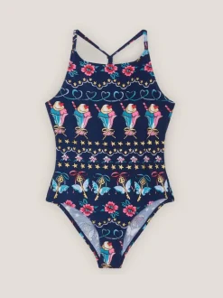 Monsoon Maillot de bain imprimé crème Hot