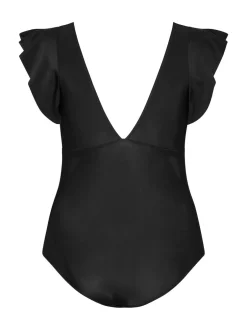 Yours Curve Maillot de bain à manches volantées Online