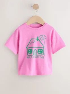 Next Maison rose - T-shirt Manches courtes (3mths-7yrs) Sale