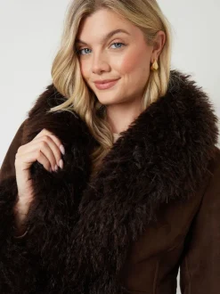 Another Sunday Manteau en Faux daim Best