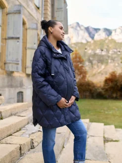 Seraphine Manteau de grossesse et de portage léger matelassé 3 en 1 Outlet