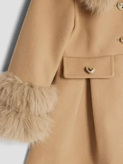 River Island Manteau long en laine Clearance