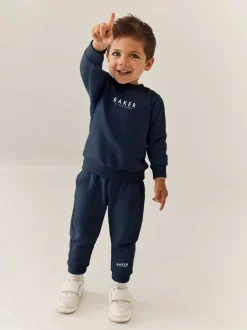 Baker by Ted Baker - Ensemble sweat-shirt et jogging marine Hot