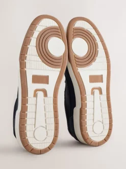 Next marine - Baskets Chic et décontracté avec bordure en daim Sale