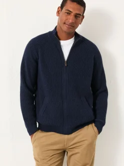 Fat Face marine - Bomber zippé FatFace Discount