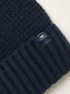 Fat Face marine - Bonnet effet gaufré FatFace Hot