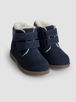 Jojo Maman Bébé marine - Bottes en cuir