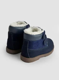 Jojo Maman Bébé marine - Bottes en cuir