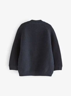 Next - Cardigan zippé (3mths-7yrs) marine Clearance