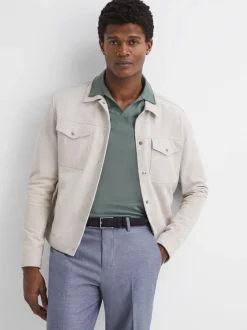 Reiss marine - Ceinture daim Dante Clearance