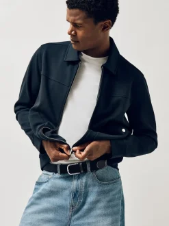 Reiss marine - Ceinture tissée Elmont Basket