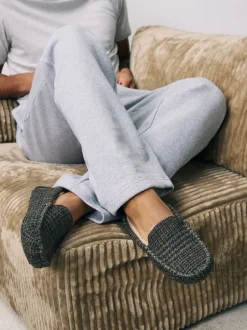 Next marine - Chaussons mocassins Signature Harris Tweed Discount