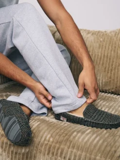 Next marine - Chaussons mocassins Signature Harris Tweed Discount