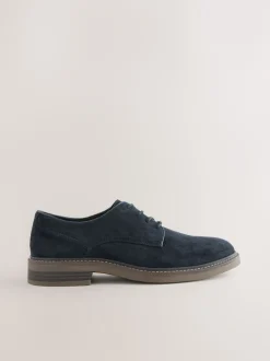 Next marine - Chaussures derby en suédine Discount
