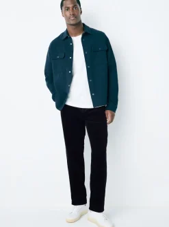 Next marine - Coupe fuselée régulière - Pantalon plissé simple en velours côtelé Outlet