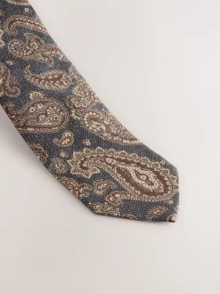 Next marine - Cravate Signature Made in Italie à motif paisley Best