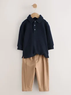 Next marine - Ensemble polo et jogging à manches longues (3mois-7ans) Hot