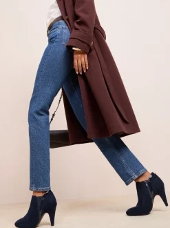 Friends Like These marine - bottines en matériaux à talons mi-hauts Sale