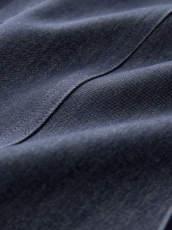 Next marine - Kilt mi-long en denim ceinturé Clearance