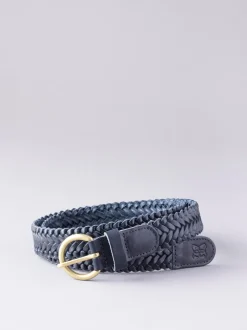 Lakeland Leather marine - Waverton Woven Ceintures Discount