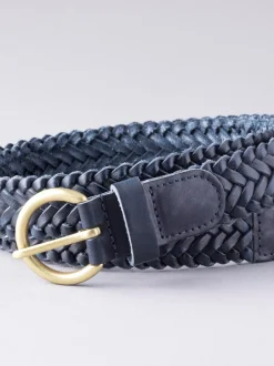 Lakeland Leather marine - Waverton Woven Ceintures Discount