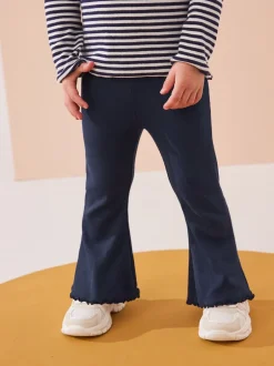 Next - Leggings évasés à côtes (3mths-7yrs) marine New