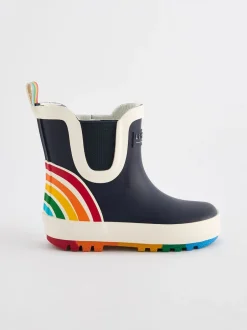 Little Bird by Jools Oliver marine - Rainbow Welly Boots Best