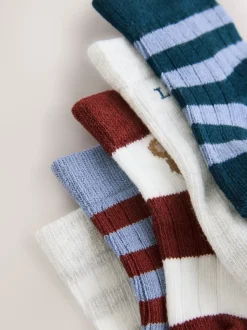 Next marine - Lot de 5 chaussettes pour bébé (0mois-2ans) Outlet