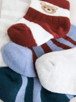 Next marine - Lot de 5 chaussettes pour bébé (0mois-2ans) Outlet