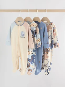 Next marine - Lot de 4 dors-bien zippés pour bébé (0mois à2ans) Outlet